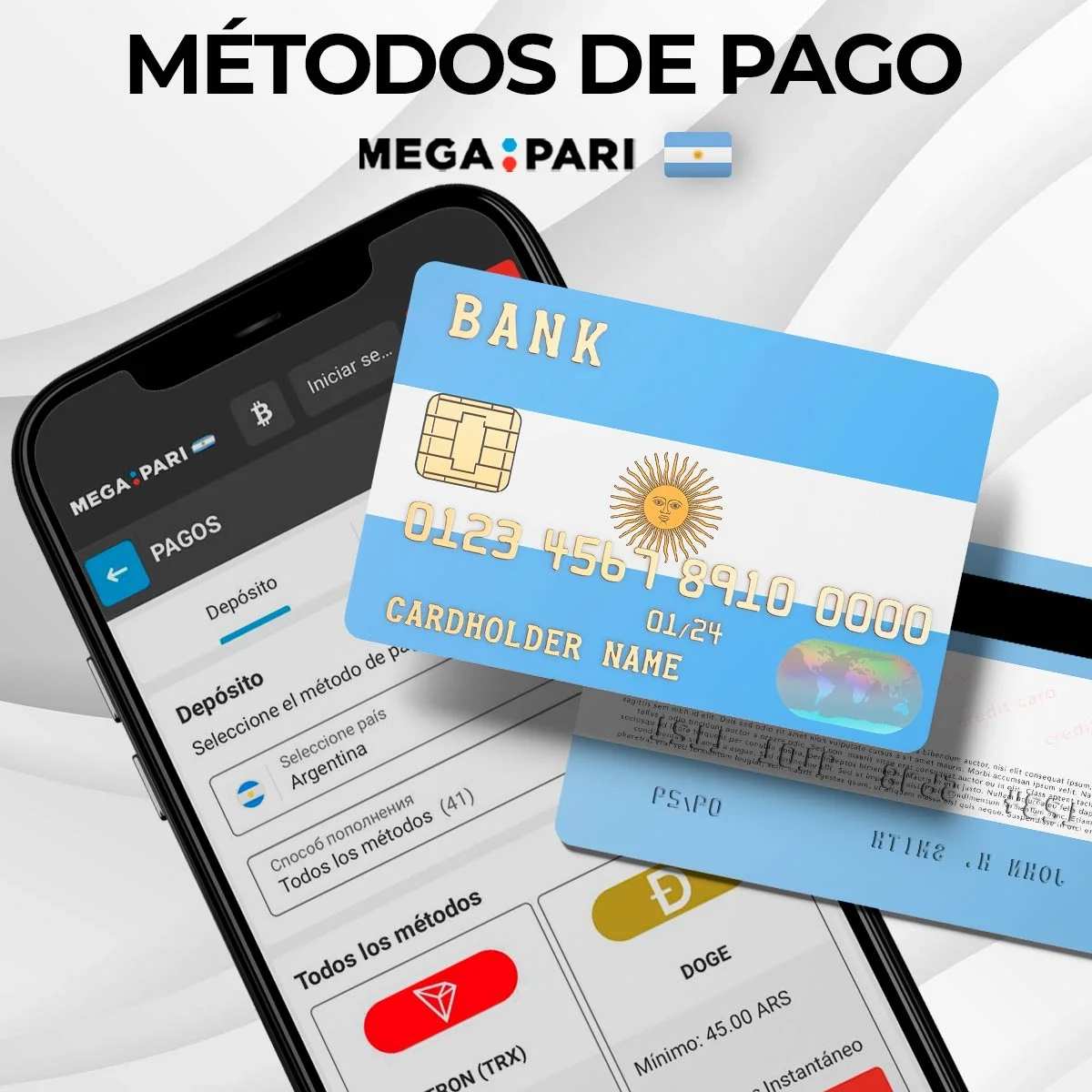 Métodos de pago de Megapari